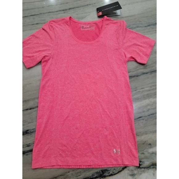 Under Armour Women's Threadborne Heathered Top Small - Picture 2 of 16